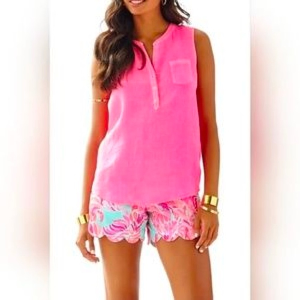Lilly Pulitzer Linen Top